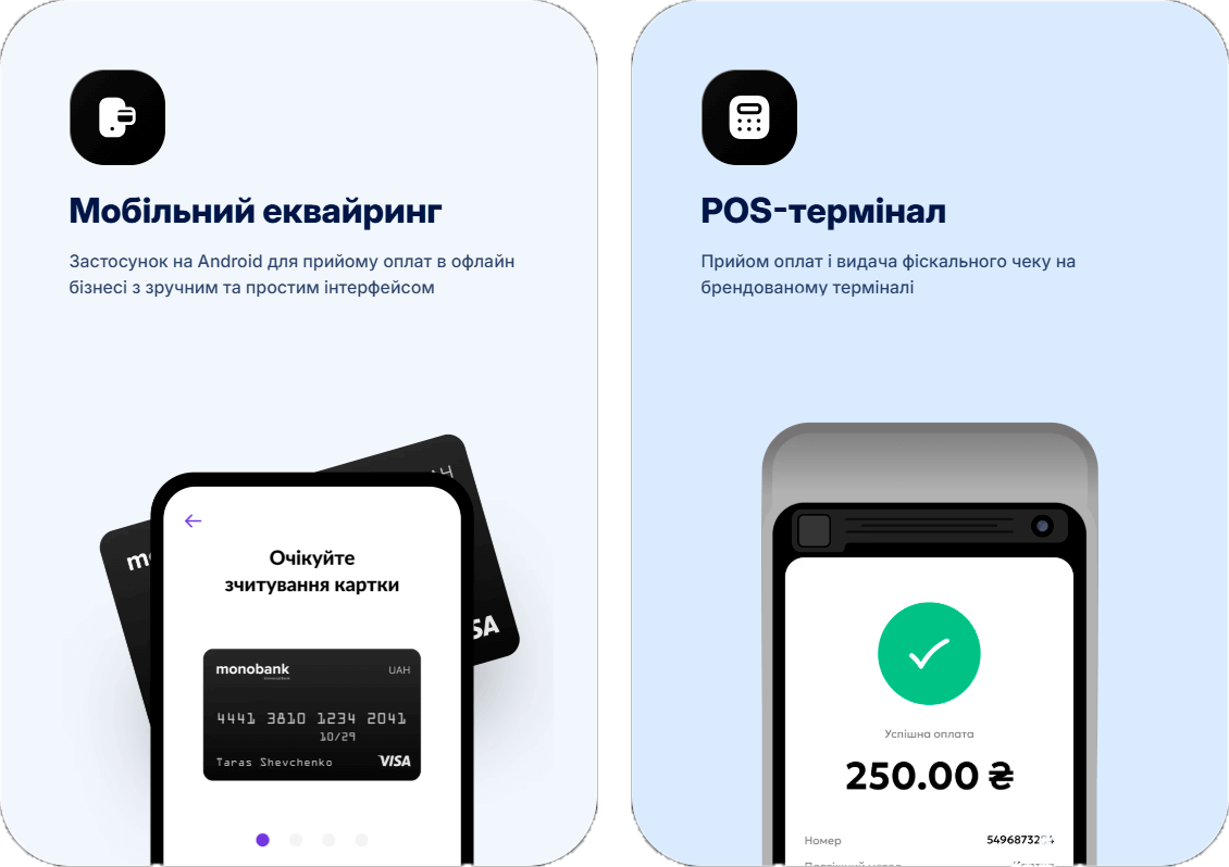 Подключить эквайринг от Monobank