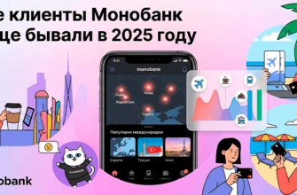 Где клиенты Монобанк чаще бывали в 2025 году